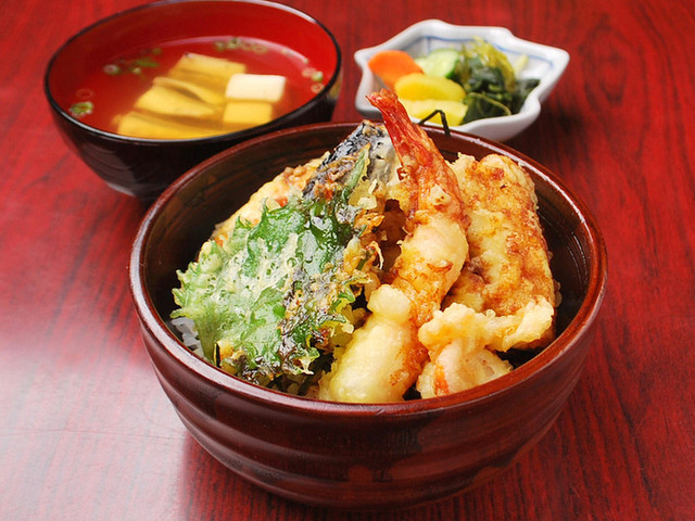 天丼（汁・漬物付き）の写真